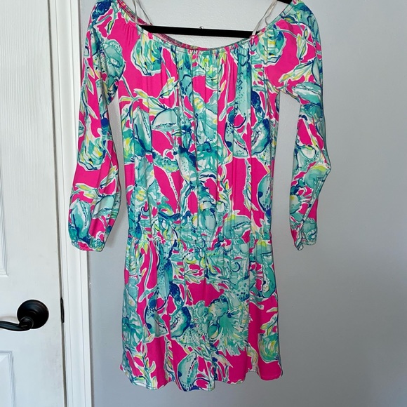Lilly Pulitzer off the shoulder romper - Picture 2 of 6